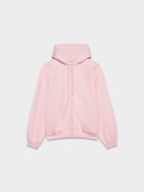 Aritzia Villa Pink Mega Zip Hoodie